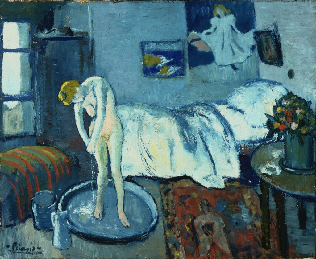 Pablo Picasso, The Blue Room (The Tub), (1901), image courtesy of The Phillips Collection, Washington