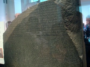 "There's a Rosetta Stone for every language out there - it's never too late to use it." Flickr/waldopepper