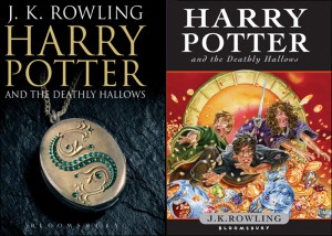 Harry Potter and the Deathly Hallows: 'Adult' and 'Children's' book Covers