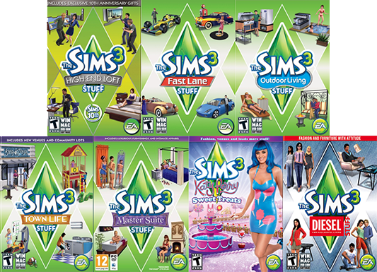 sims 3 stuff packs download free