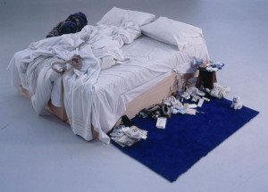 Tracey Emin, My Bed (1998), photo: Saatchi Gallery