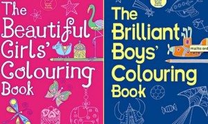 Colouring books for girls and boys
