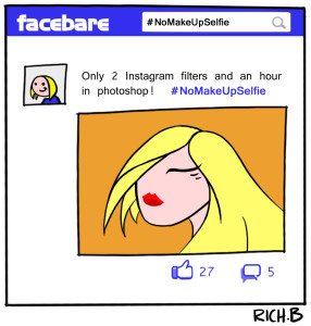 No Make Up Selfie Comic