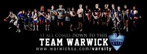 Team Warwick from Varsity. Photo: Warwick Sport