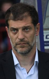 Up and running: New West Ham gaffer Slaven Bilic was victorious against Arsenal
