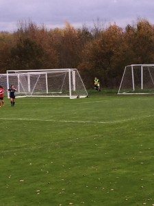 Keeper turned ball girl: Errant shooting by the women's 2nd team in the first half had BCU's keeper running into the bushes more often than not
