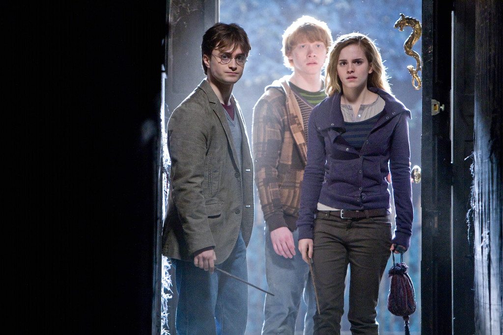 Image: Warner Brothers Pictures. Emma Watson, Rupert Grint and Daniel Radcliffe in Harry Potter & The Deathly Hallows Part 1 
