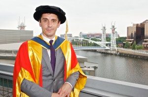 Gary Neville - Honorary Graduate - University of Salford Graduat