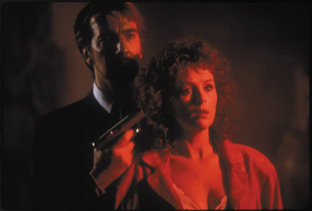 Alan Rickman as Hans Gruber; Bonnie Bedelia as Holly McClane Image: 20th Century Fox