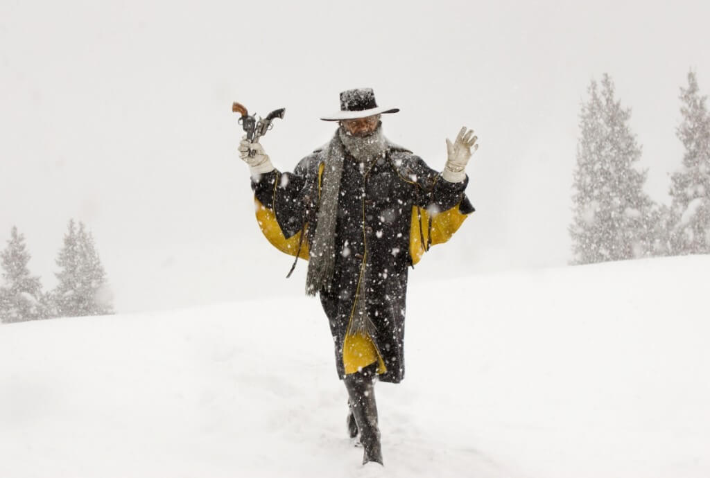 Samuel L Jackson in The Hateful Eight. Image: The Weinstein Company