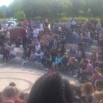 Manchester attack minute's silence piazza