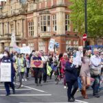 NHS march leamington