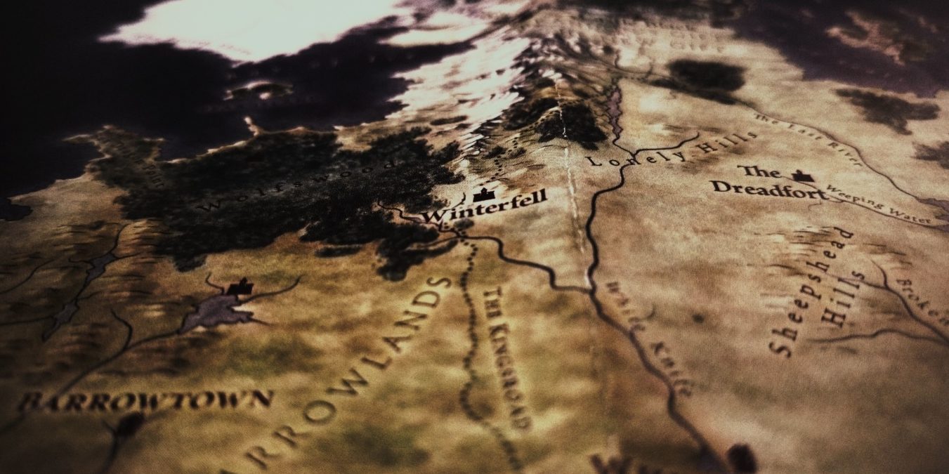 Game of Thrones map close up