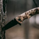 Knife stuck in a tree - Goodall