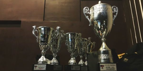 row of trophies - worth