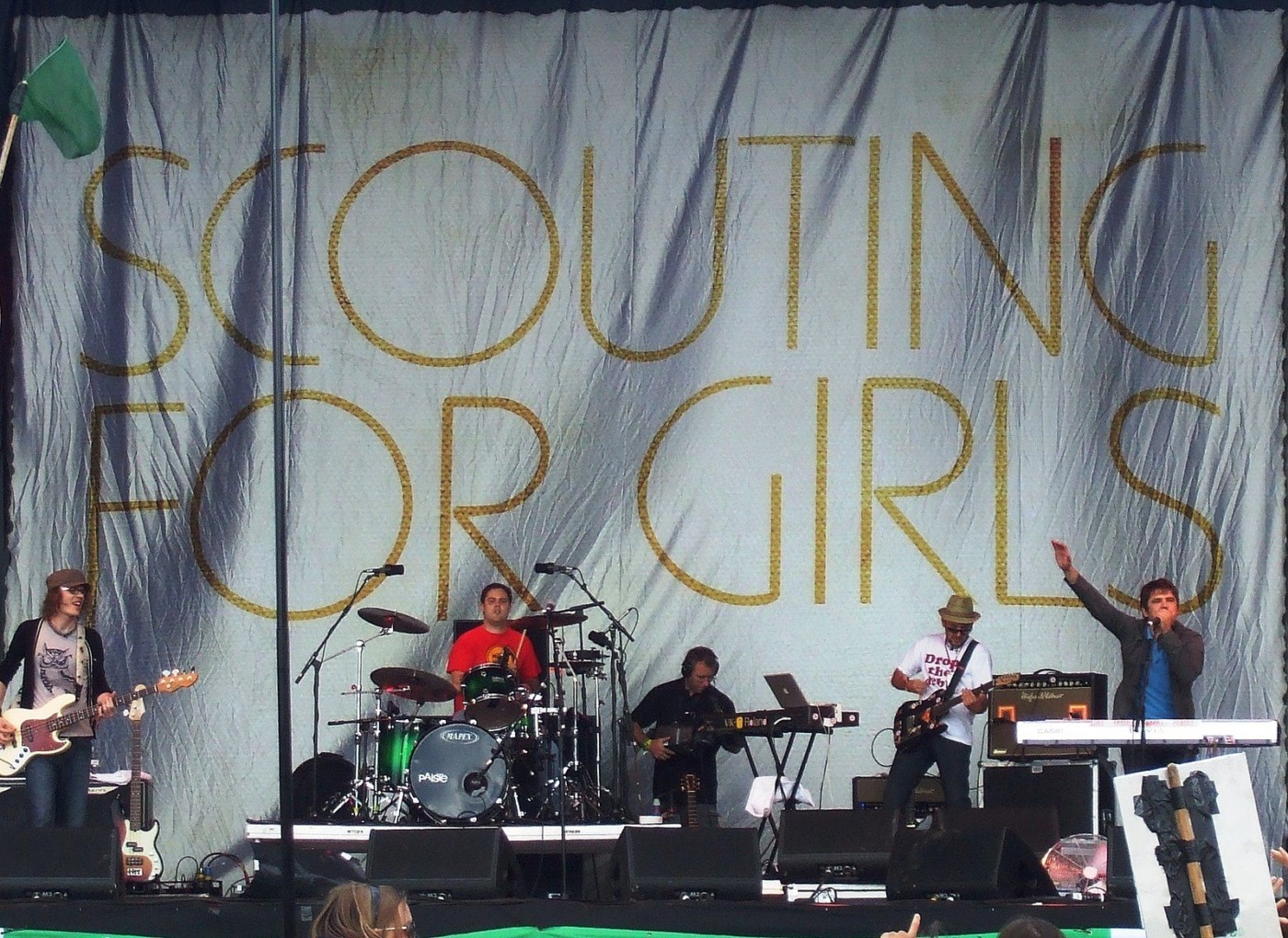 scouting for girls on stage