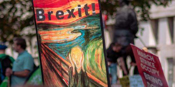 brexit and scream painting - publishing