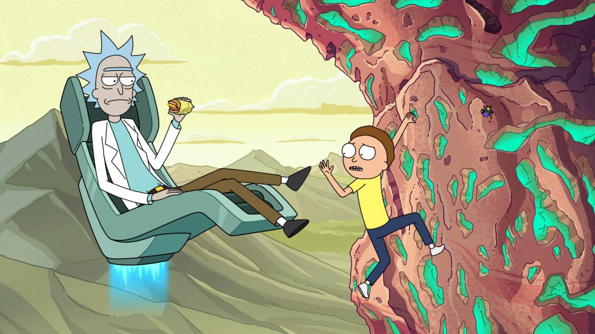 One Crew Over The Crewcoo's Morty Details about   Rick And Morty Framed TV Show Poster 