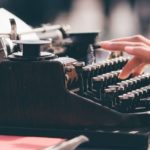 typewriter hands