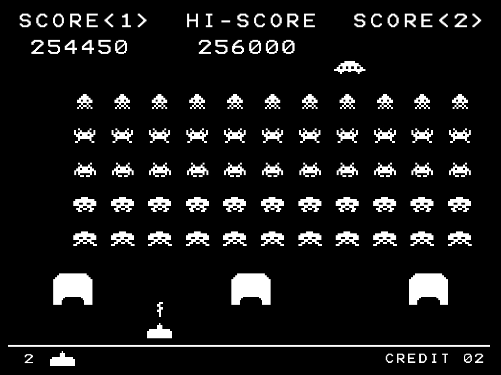 Space Invaders ( Atari 2600 ) Gameplay ( 1978 ) 