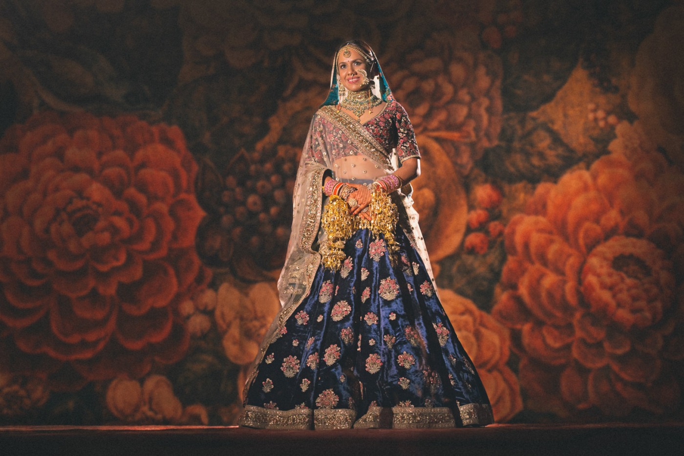 Indian Bridal Wear - Sabyasachi Inspired Baby Pink Zardozi Lehenga – B Anu  Designs