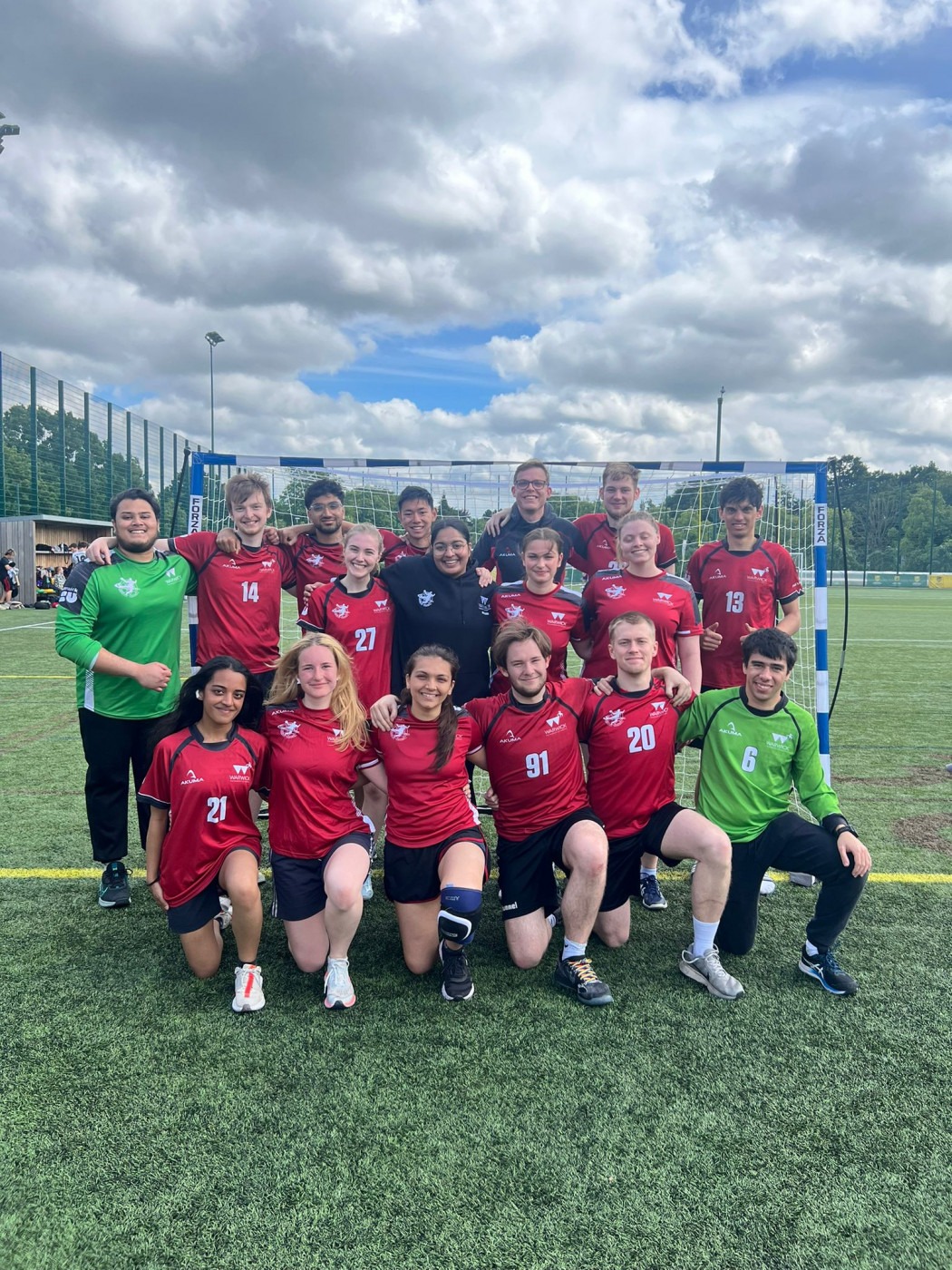 Warwick Handball Players at 2024 Summer Cup