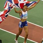 Kelly Holmes at Athens 2004