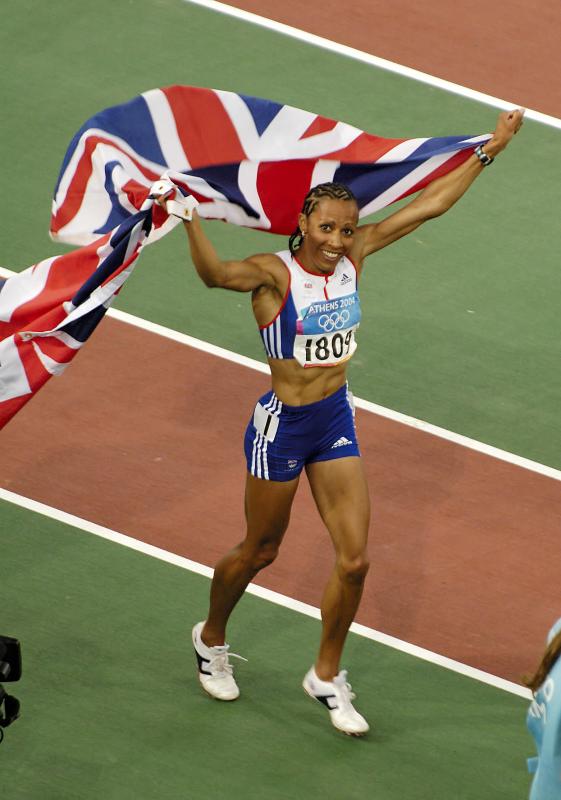 Kelly Holmes at Athens 2004