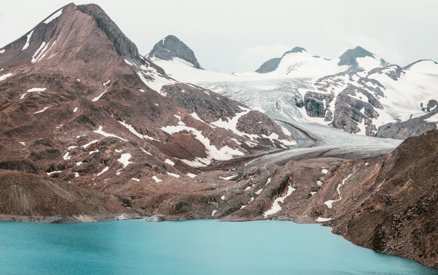 Glacier melting Switzerland