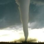 Tornado in Elie, Manitoba, Canada