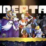 undertale cover with characters