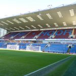 The Jimmy Mac Stand at Burnley FC's Turf Moor stadium