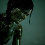 Image of Ellie from The Last of Us Part II, beaten and crying