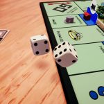 Screenshot of virtual monopoly board game