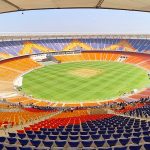A view from inside The Narendra Modi stadium in India