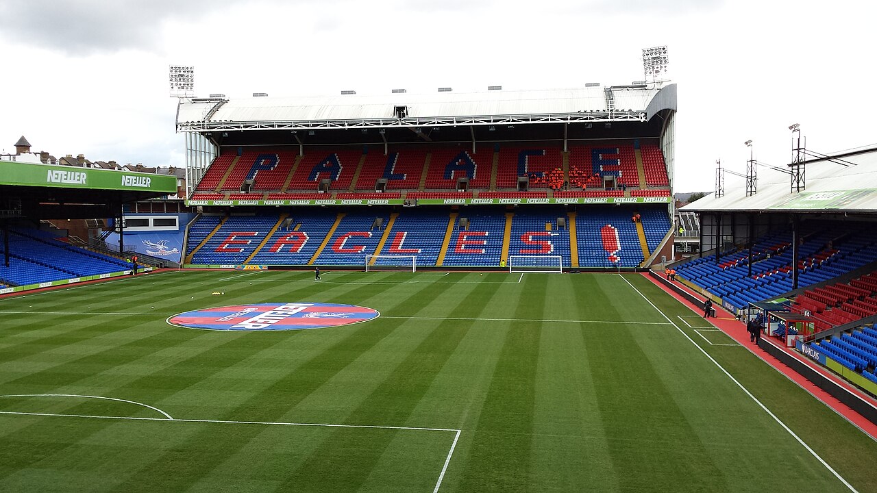 An image of Selhurst Park, home ground of Crystal Palace