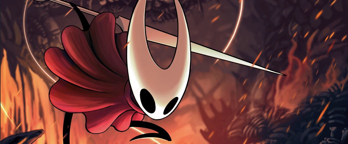 Game art of the main character from hollow knight silksong