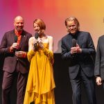 Yorgos Lanthimos, Emma Stone, Jesse Plemmons, Aidan Delbis