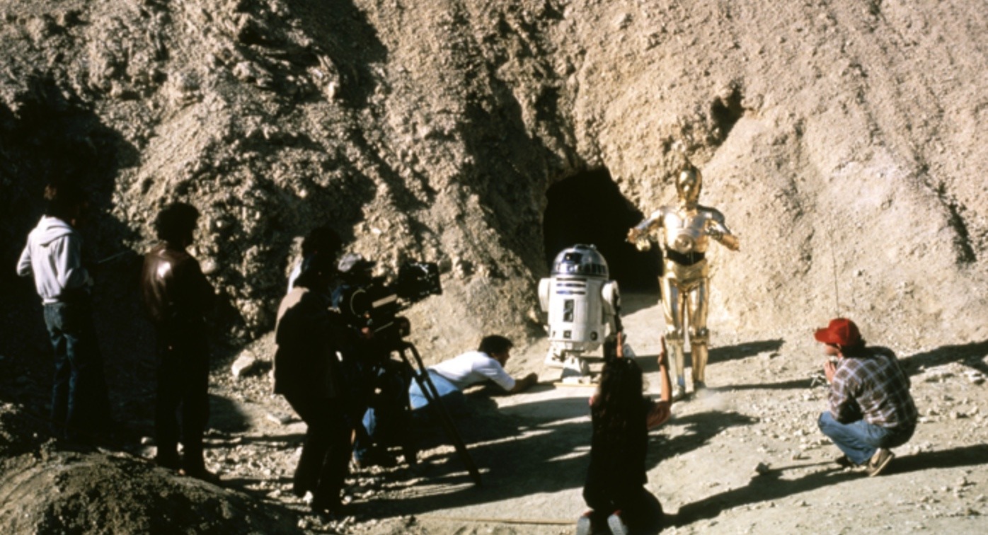 Star Wars being filmed