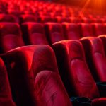 Plush red seats in a cinema