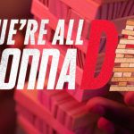 jenga blocks with logo of game