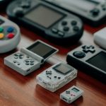 picture of different consoles and gaming devices