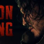 Image of side profile of Mark in IRON LUNG with IRON LUNG written on the side