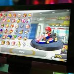 image of a nintendo swith with mario kart on it