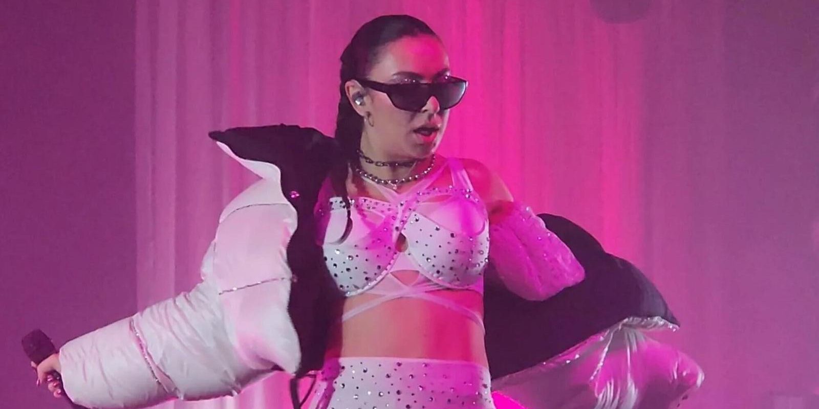 Charli xcx on stage