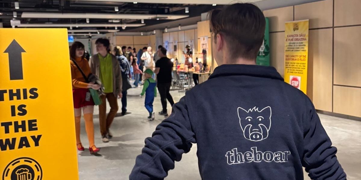 The Boar's William Moores at Prague Comic Con