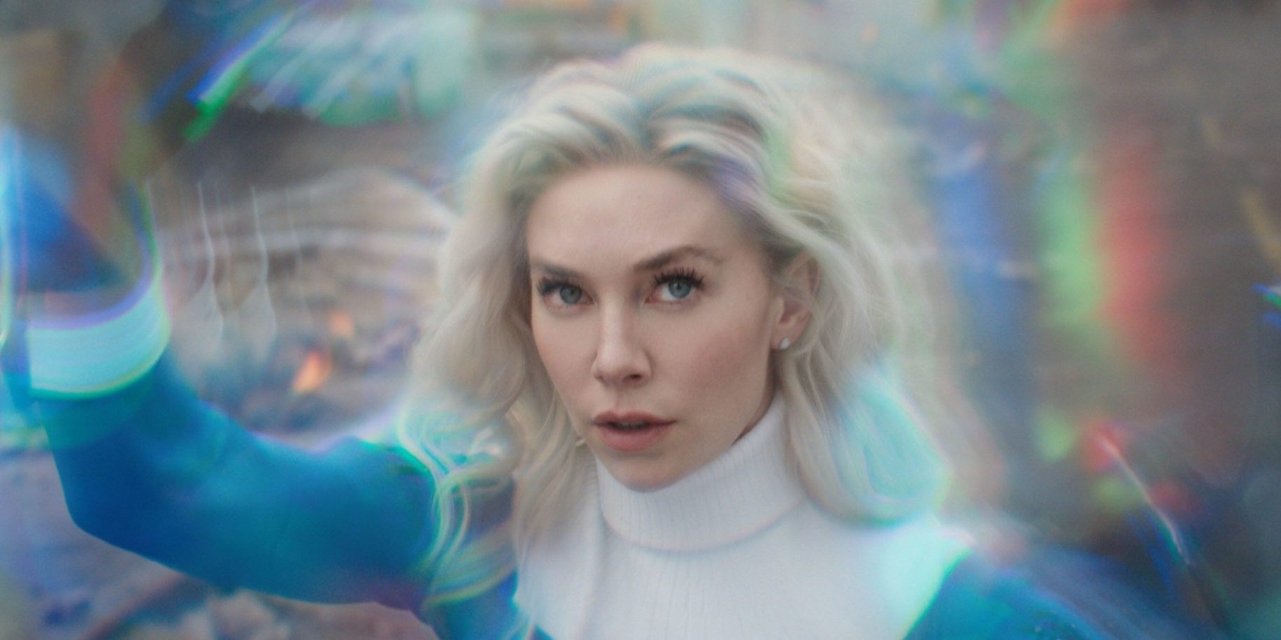 Vanessa Kirby as Sue Storm in Fantastic Four: First Steps