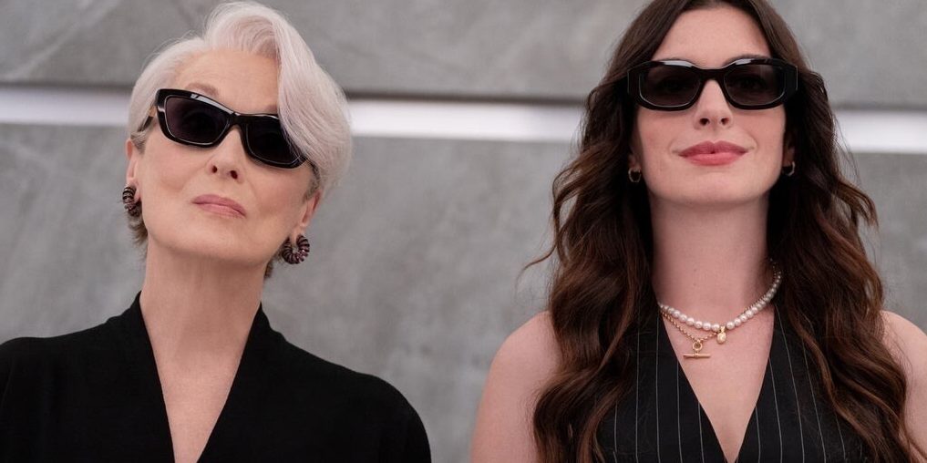 Anne Hathaway and Meryl Streep in The Devil Wears Prada 2