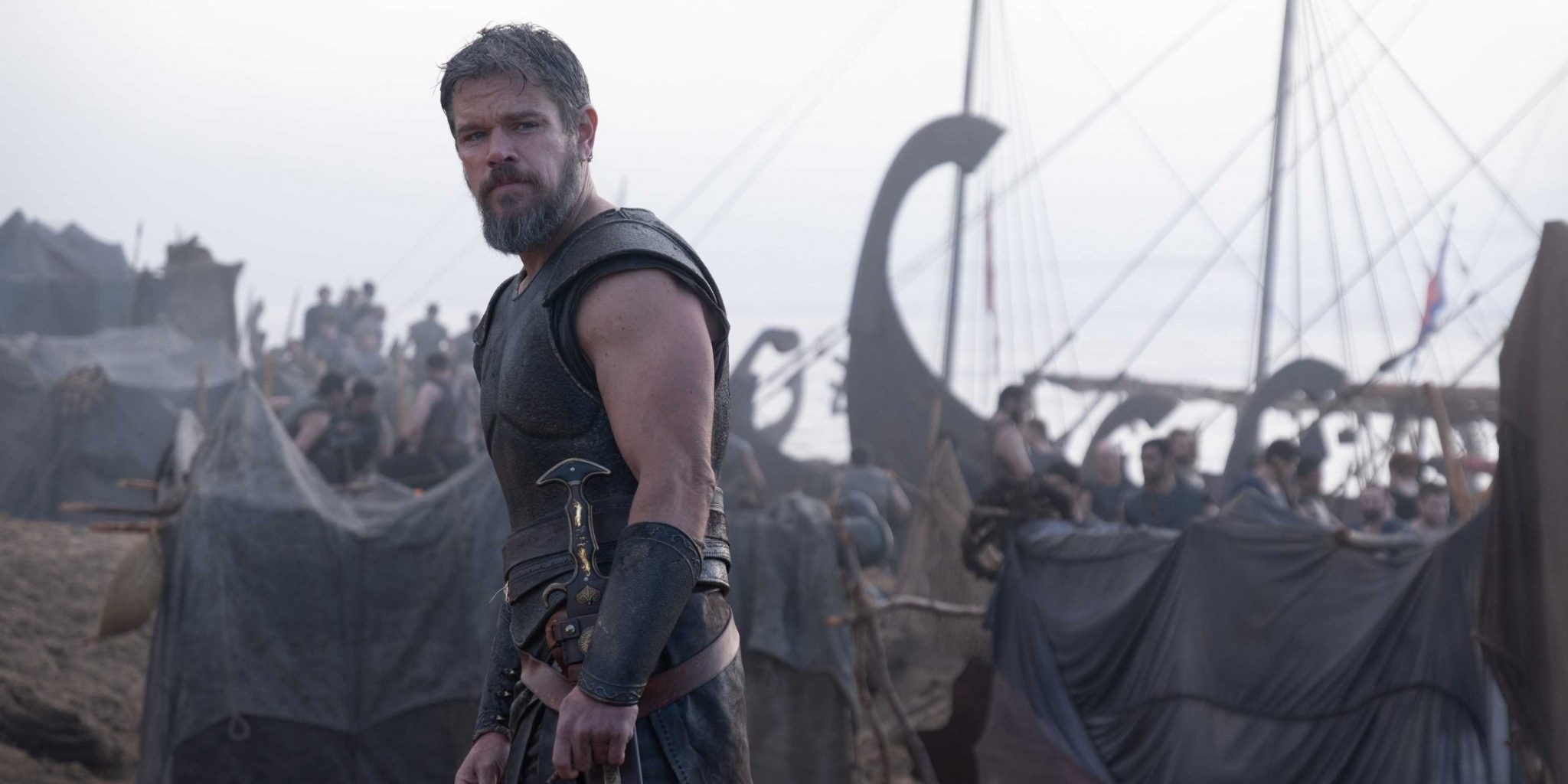 Matt Damon as Odysseus in The Odyssey
