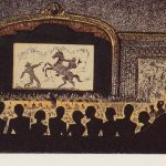 Illustration of a 1920s cinema